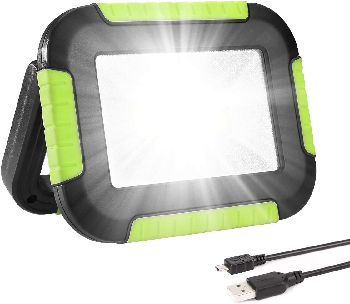 camping akku lampen LE LED Akku Strahler, Campinglampe Tragbar, 10W 1000 Lumen Superhell W – Lepro DE