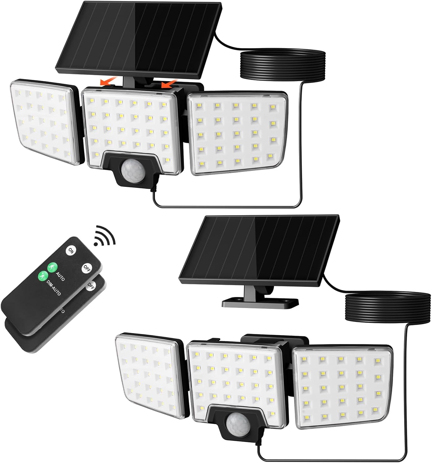 Lepro Solarlampen mit Bewegungsmelder Solar Außenleuchte Led Solar Str – Lepro DE