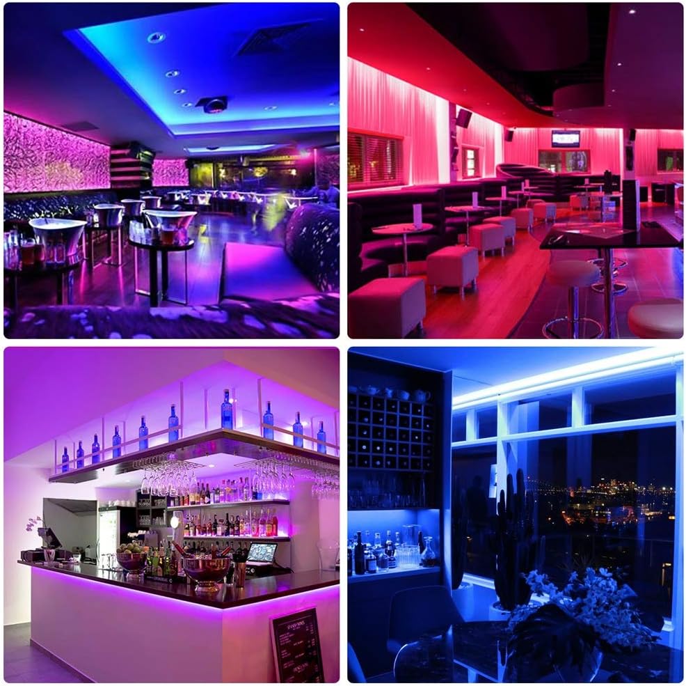 LE 20M LED Stripes, 5050 SMD LEDs, 220V-240V LED Streifen, Superhelle mehrfarbig RGB, IP65 wasserdichte außere dekorative Lichterketten