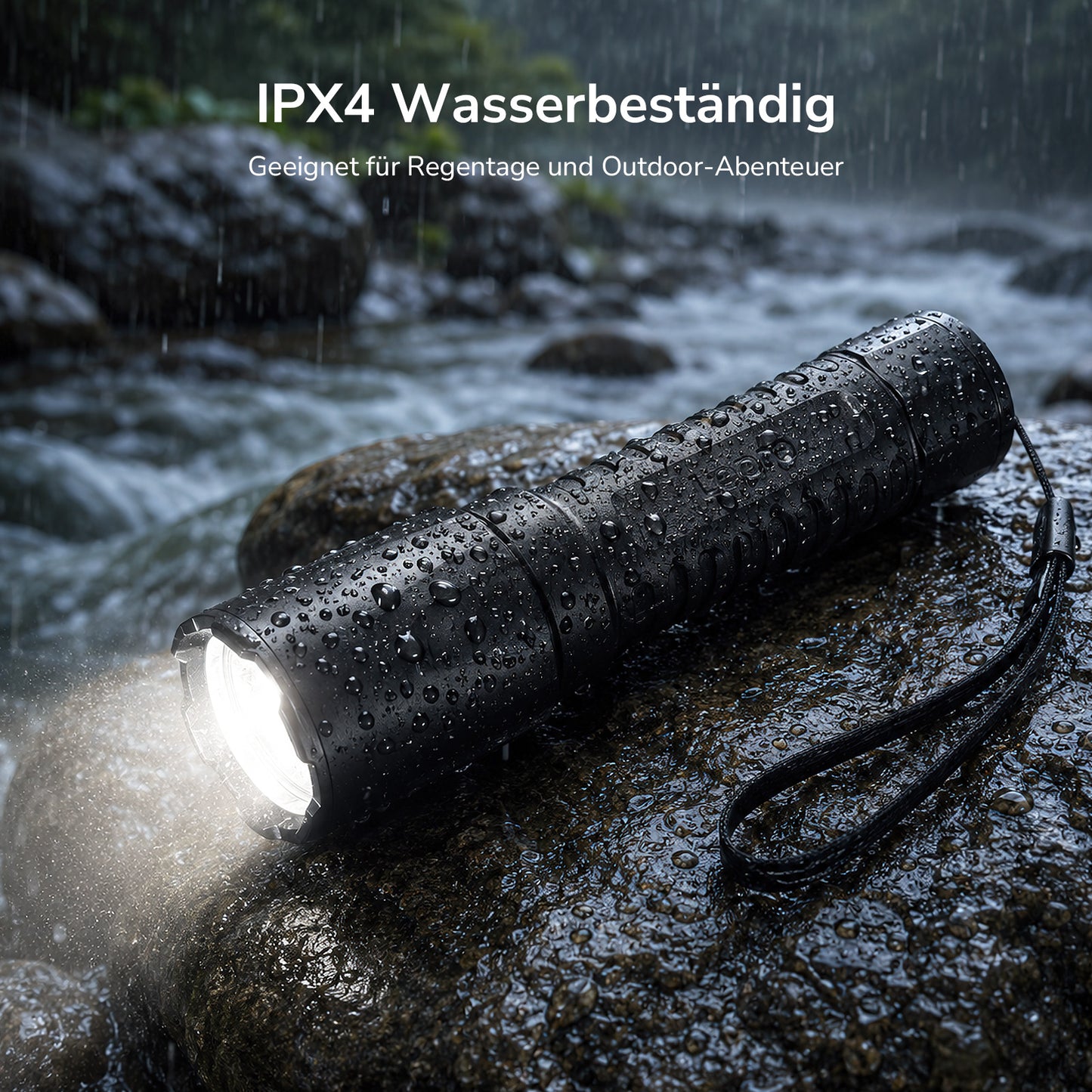 Lepro Taschenlampe LED Aufladbar, 5 Modi mit Speicherfunktion Mini Taschenlampe, Lange Akkulaufzeit, Taschenlampe Kinder IPX4 Wasserdicht für Camping, Outdoor-Aktivitäten und Notfälle [Energieklasse A++]