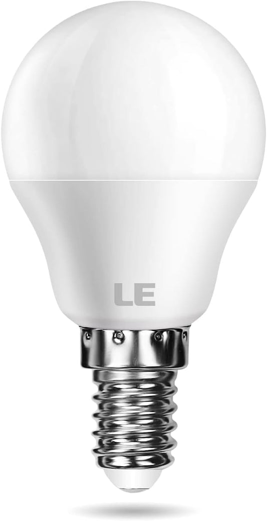 LE E14 LED Lampe, 5W 470 Lumen Glühbirne,entspricht 40W Glühlampe, 2700 Kelvin Warmweiß, P45 200° Abstrahlwinkel Energiesparlampe