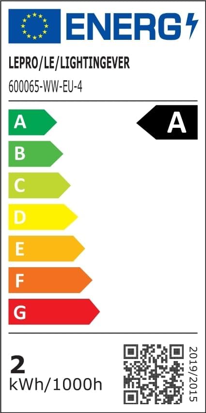 Lepro Energieklasse A E27 LED Warmweiss, 2.2W 470 Lumen Glühbirne E27, Nicht Dimmbar, G45 Led Birne, 2700 Kelvin Warmweiß, 300° Abstrahlwinkel Energiesparlampe, ersetzt 40W Leuchtmittel, 4 Stück