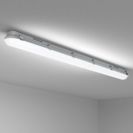 4x 120 cm LED Feuchtraumleuchten, 36W, 5400lm, 4000K Neutralweiß, IP65, Wasserfest für Keller, Werkstatt, Garage, Innen- & Außenbereich