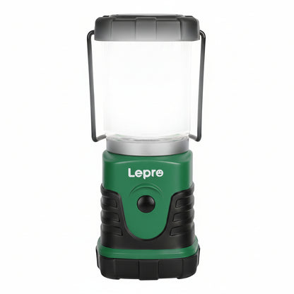 Lepro LED Campinglampe, Mini Camping Laterne, 350LM, 4 Lichtmodi, 3 AA Batterie batteriebetriebene Suchscheinwerfer Camping Lampen mit Bügel & Haken, Batterie nicht enthalten