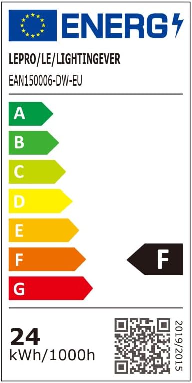 Lepro 24W LED Deckenlampe, IP44 Badezimmerlampe, 2400LM Deckenleuchte Bad Licht für Flur, Küche, Balkon, Korridor, Schlafzimmer, LED Lampe Badlampe Deck, 5000K Kaltweiß, Ø23cm