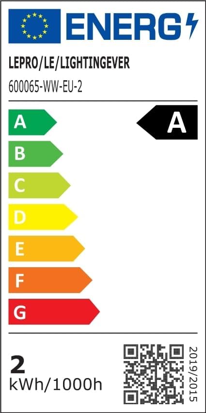 Lepro Energieklasse A E27 LED Warmweiss, 2.2W 470 Lumen Glühbirne E27, Nicht Dimmbar, G45 Led Birne, 2700 Kelvin Warmweiß, 300° Abstrahlwinkel Energiesparlampe, ersetzt 40W Leuchtmittel, 2 Stück