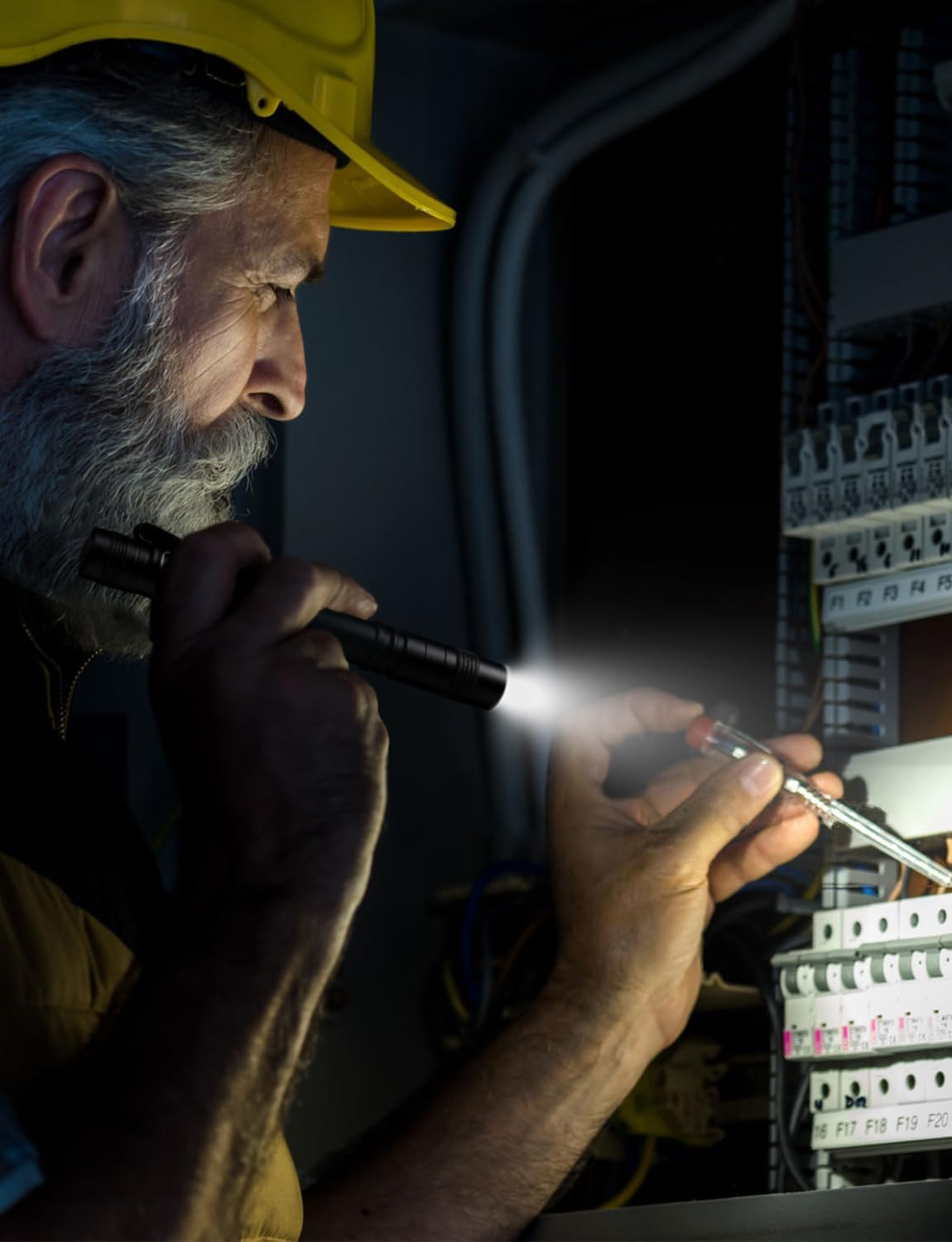 Lepro Taschenlampe, Mini LED Taschenlampe, IPX4 Wasserdicht Stiftlampe, 3 Modi Handheld Taschenlampe Klein, Stift Lampe perfekt für Inspektion, Arbeit, Reparatur (2 Stück)