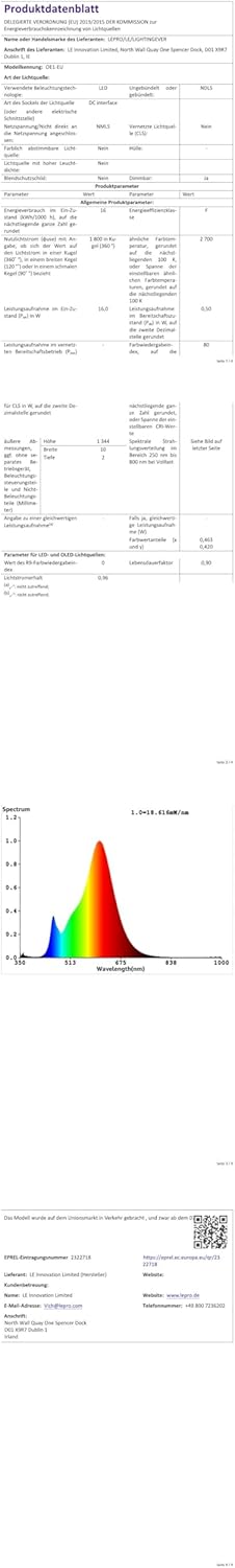 Lepro AI Smart Stehlampe Wohnzimmer OE1, Stehlampe Dimmbar, Sprachsteuerung/Musik Sync/DIY, Personalisierter KI-Lichtdesigner, Kompatibel mit Alexa/Google, 16 Millionen Farben