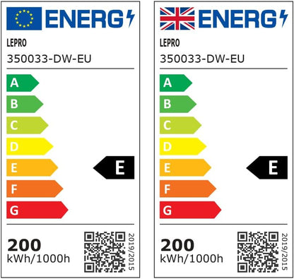 200W LED Hallenstrahler, 140lm/W, IP65 & IK08, 4000K Neutralweiß, Entspricht 500W Halogen, UFO High Bay Licht für Lager, Einzelhandel, Stadien, 5 Jahre Garantie