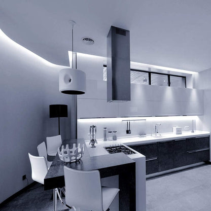 Lepro LED Strip Kaltweiß, 10M(5M*2) LED Streifen 12V Selbstklebend, Band jeder mit 300 Stück 2835 LEDs 2300 Lumen, 6000K Dimmbar Leiste, Kaltweiss DIY Lichtband für Innen Heim Deko, kein Netzteil