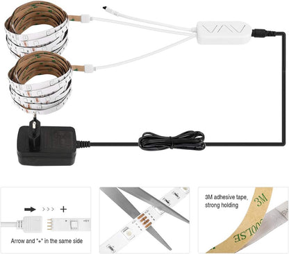 Lepro Smart LED Strip 10M,2x5M,RGB Dimmbar 300 LEDs, LED Streifen Wifi,Wlan LED Band IP65 Wasserdicht,Selbstklebend Superhell Lichtband Lichterkette Stripes Außen, Kompatibel mit Alexa,Google Home