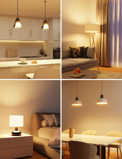 Lepro E27 LED Warmweiss Glühbirne, 8.5 Watt 806 Lumen LED Lampe E27, ersetzt 60W Halogenlampe, A60 Leuchtmittel, 2700 Kelvin Warmweiß, 180° Abstrahlwinkel Energiesparlampe, 3 Stück