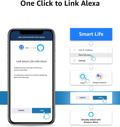 LE LED Strip Alexa 10M, 2x5M, Smart LED Streifen Wifi, RGB 300 LEDs, Wlan LED Band, Superhell 5050 Selbstklebend Lichtband, Lichterkette mit Fernbedienung, Kompatibel mit Alexa, App, Google Home, IP20