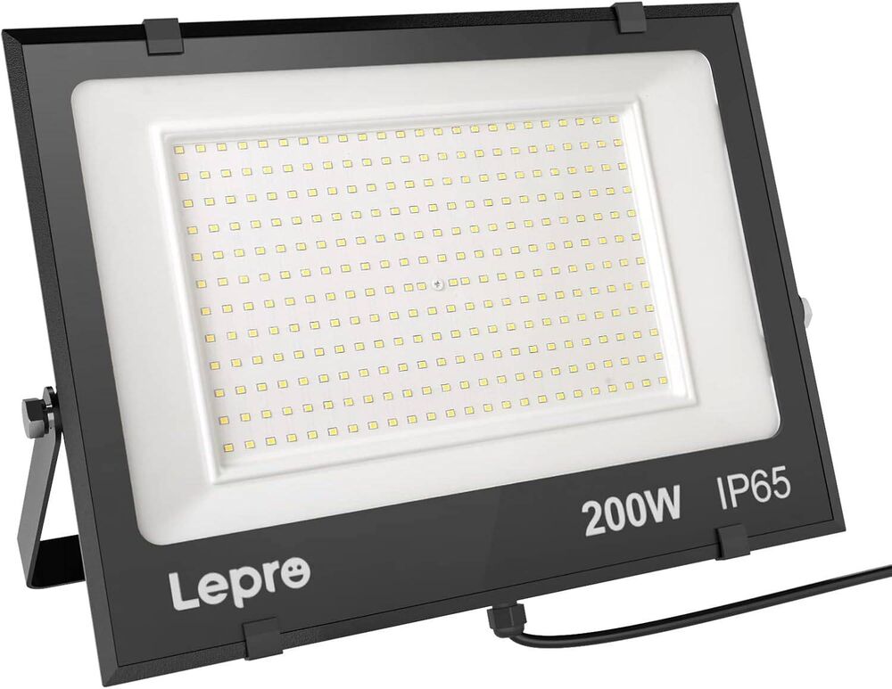 LED Strahler Außen, 200W LED Fluter Superhell Außenstrahler 24000LM, IP65 Wasserdicht 6500K Scheinwerfer Flutlicht mit 2835 SMD LEDs, Außenlampe für Garten, Innenhöfe, Garage, Hotel, Sportplatz