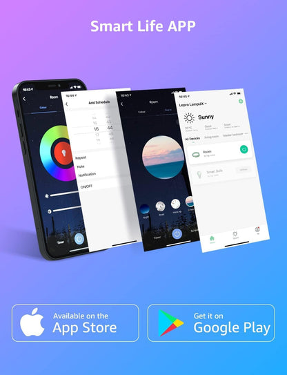 LE LED Strip Alexa 10M, 2x5M, Smart LED Streifen Wifi, RGB 300 LEDs, Wlan LED Band, Superhell 5050 Selbstklebend Lichtband, Lichterkette mit Fernbedienung, Kompatibel mit Alexa, App, Google Home, IP20