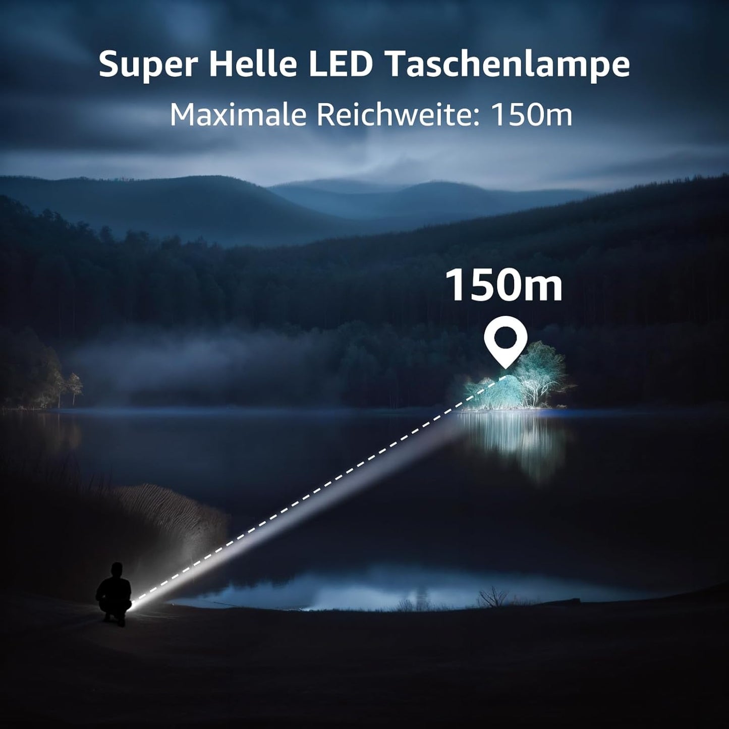 Lepro Taschenlampe LED Aufladbar, USB A-C Klein Taschenlampe Extrem Hell, 5 Lichtmodi, IPX4 Wasserdicht, Zoombare Flashlight f¨¹r Kinder, Camping, Wandern, Notf?lle
