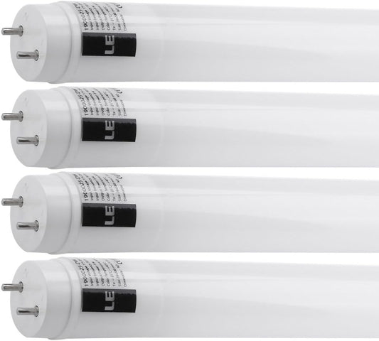 9W LED Röhren T8 60cm, 945lm, Ersatz für 20W Leuchtstoffröhre, Kaltweiß, 4 Stücke