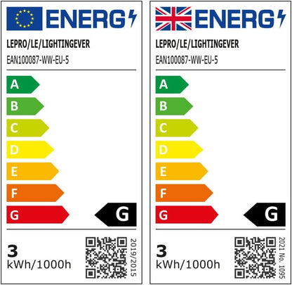 Lepro E27 LED Warmweiss Glühbirne, 2.5 Watt G45 LED Lampe E27, ersetzt 25W Halogenlampe, 250 Lumen Leuchtmittel, 2700 Kelvin Warmweiß, 180° Abstrahlwinkel Energiesparlampe, 5 Stück