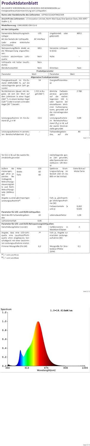 Lepro E27 LED Birne, 13.5 W 1521 Lumen Super Hell LED Lampe E27, ersetzt 100W Glühbirne A60 Leuchtmittel E27, 6500 Kelvin Kaltweiß LED Bulb, 6er Set, 200° Energiesparlampe
