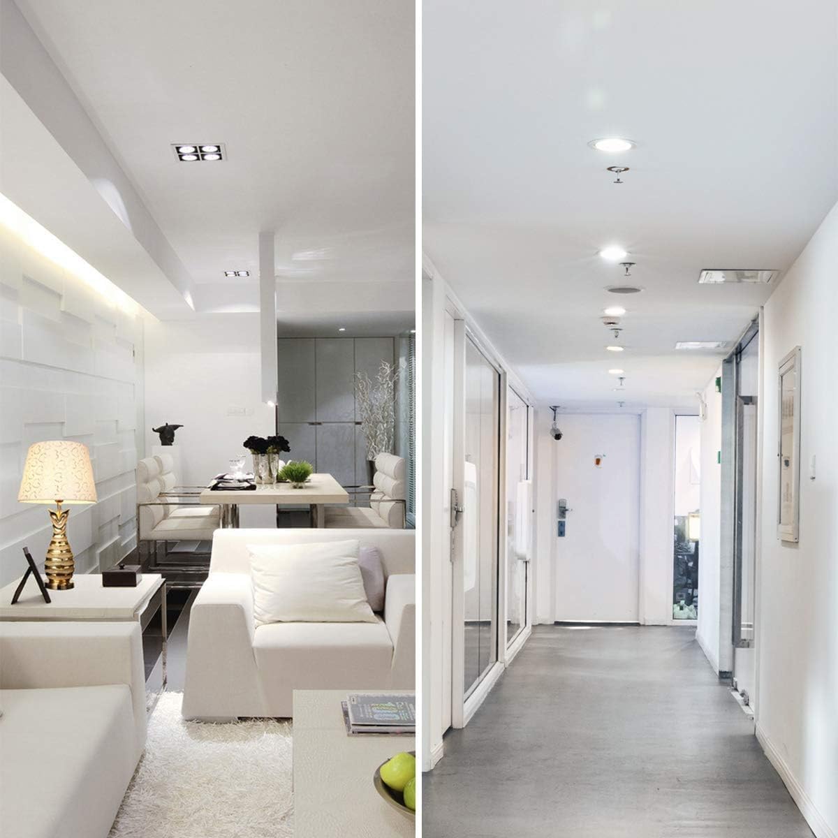 Lepro GU10 LED Kaltweiss, 4W 345 Lumen LED GU10 Kaltweiß, Leuchtmittel 5000 Kelvin Kaltweiss, LED Lampe GU10 Nicht Dimmbar, 5er Pack