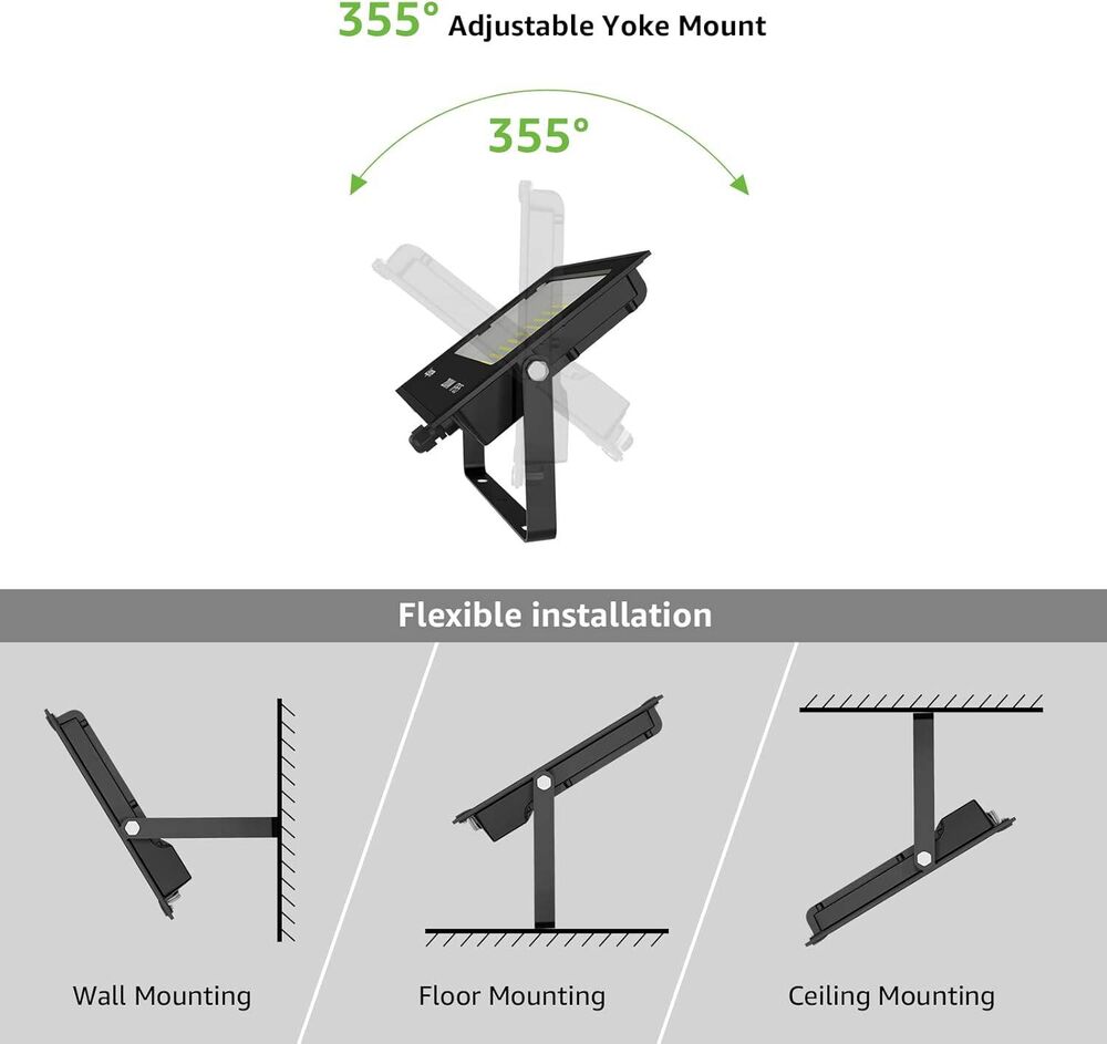 LED Strahler Außen, 200W LED Fluter Superhell Außenstrahler 24000LM, IP65 Wasserdicht 6500K Scheinwerfer Flutlicht mit 2835 SMD LEDs, Außenlampe für Garten, Innenhöfe, Garage, Hotel, Sportplatz