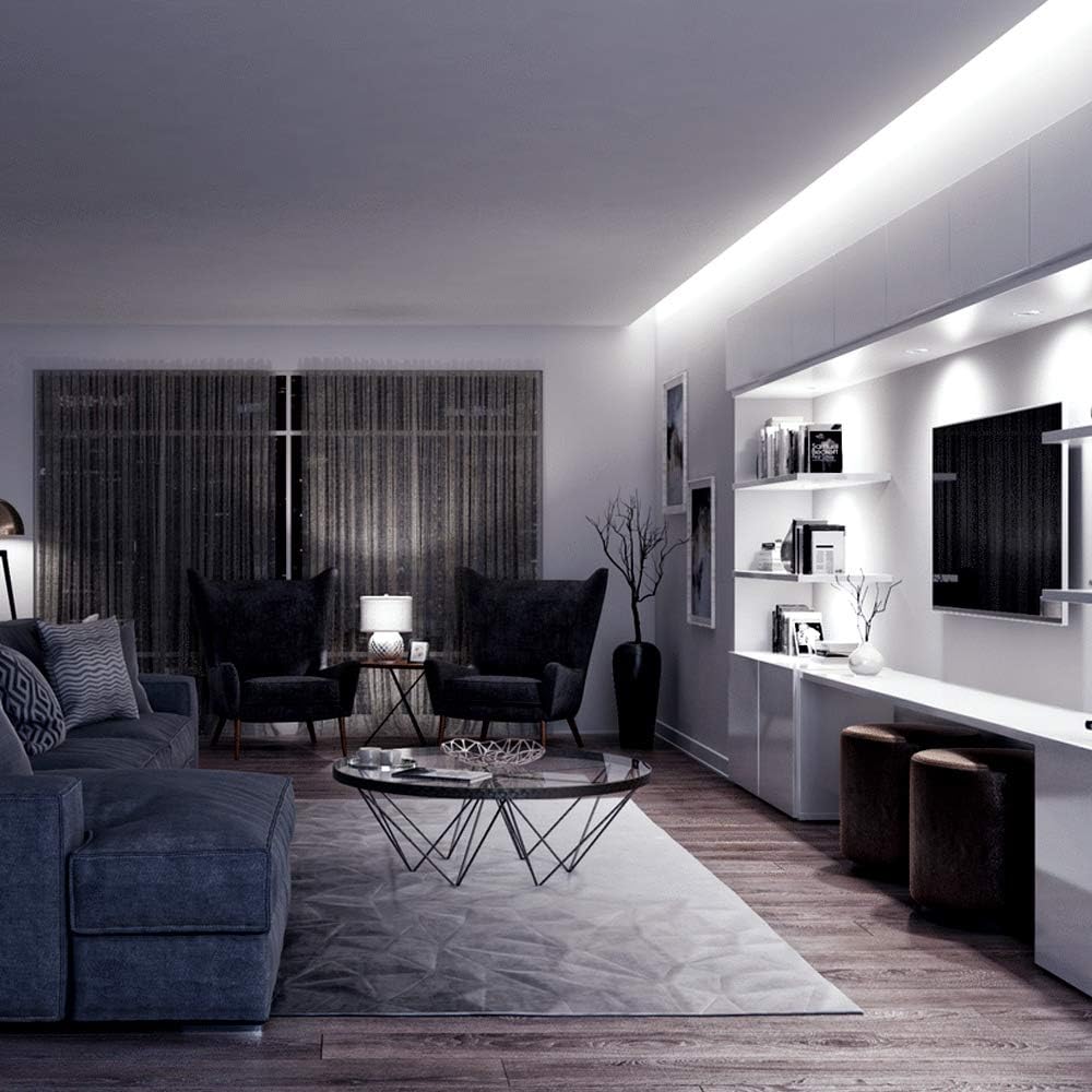 Lepro LED Strip Kaltweiß, 10M(5M*2) LED Streifen 12V Selbstklebend, Band jeder mit 300 Stück 2835 LEDs 2300 Lumen, 6000K Dimmbar Leiste, Kaltweiss DIY Lichtband für Innen Heim Deko, kein Netzteil