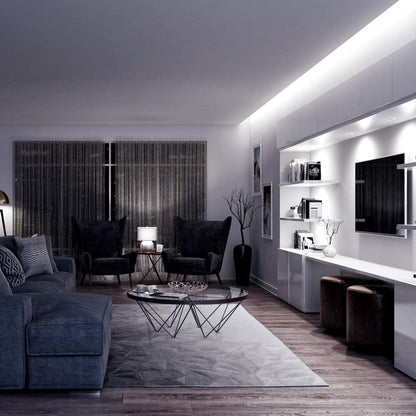 Lepro LED Strip Kaltweiß, 10M(5M*2) LED Streifen 12V Selbstklebend, Band jeder mit 300 Stück 2835 LEDs 2300 Lumen, 6000K Dimmbar Leiste, Kaltweiss DIY Lichtband für Innen Heim Deko, kein Netzteil