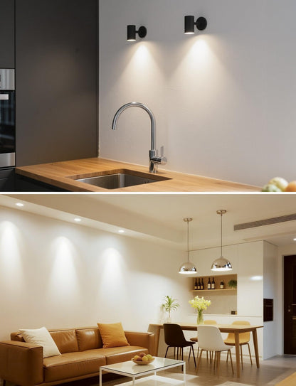 Lepro GU10 LED Neutralweiß 6W Lampe, 4000K Neutralweiß, 630 Lumen, 38° Abstrahlwinkel, Nicht dimmbar Reflektorlampe, Energiesparendes GU10 LED Leuchtmittel für Büro, Küche, Flur, 8 Stück