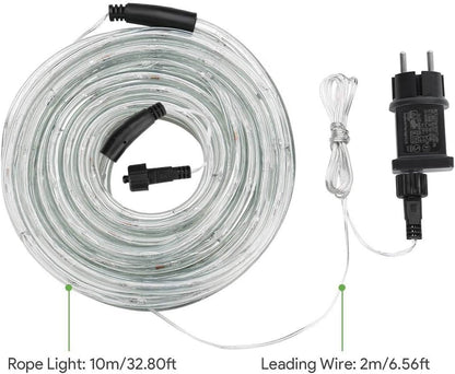 LE 10m LED Lichterschlauch 240 LEDs wasserfest Warmwei? f¨¹r Innen Au?en Party Hochzeit Weihnachten Dekolicht Warmwei?