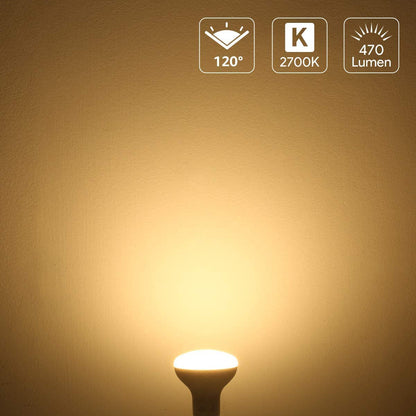 Lepro E14 LED Lampe 2700K Warmweiss, R50 4.9W 470 Lumen, 3 Stück | E14 led strahler R50 Glühlampe entspricht 40W Warmweiß Glühbirne, Reflektorlampe 120° Abstrahlwinkel Energiesparlampe