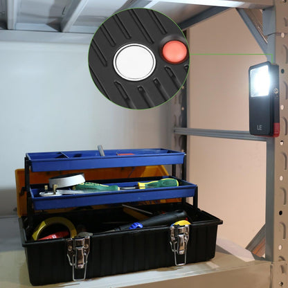 LE LED Campinglampe, Superhell 700 Lumen Wiederaufladbare Suchscheinwerfer mit 5400mAh Powerbank, Magnete & Haken, Dimmbar Notfallleuchte mit 3 Lichtmodi f¨¹r Stromausf?llen, Wandern, Zelt, usw.