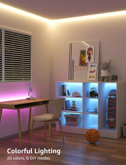 LE LED Strip Lichtband,10m (2x5m) RGB LED Streifen Band, 5050 SMD LED stripes, LED Lichterkette mit 44 Tasten Fernbedienung, verstellbare Helligkeiten RGB Farbwechsel Strip für Haus, Weihnachten, TV
