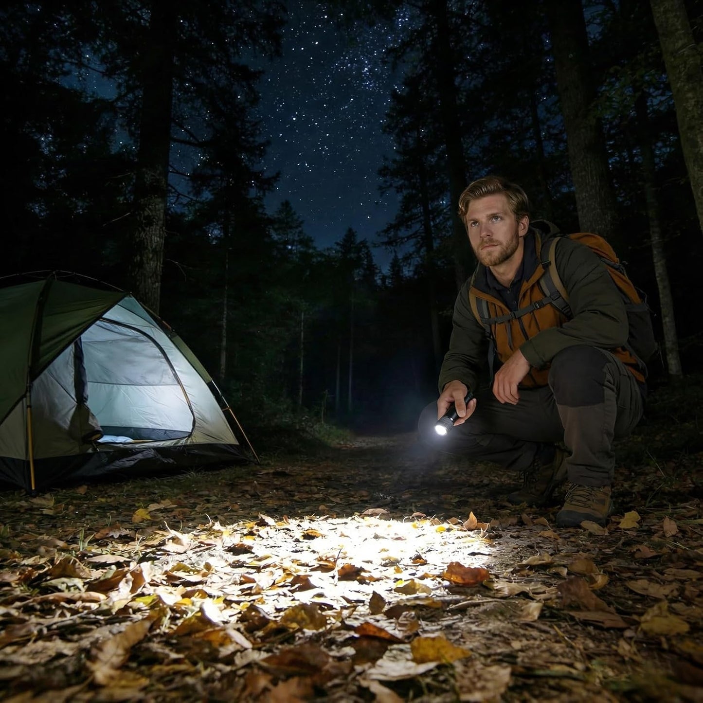 Lepro LED Taschenlampe Klein, Hell Mini Taschenlampe Batteriebetrieben, Robustes Aluminium Geh?use, IPX4 Wasserdicht, Ideal f¨¹r Camping, Notfall, Wandern & Kinder (Inkl. Batterien)