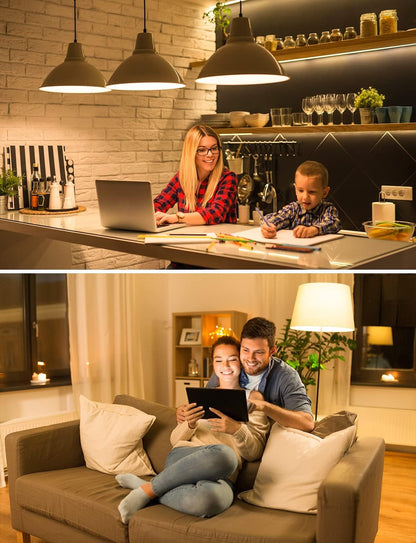 Lepro E27 LED Warmweiss Glühbirne, 8.5 Watt 806 Lumen LED Lampe E27, ersetzt 60W Halogenlampe, A60 Leuchtmittel, 2700 Kelvin Warmweiß, 180° Abstrahlwinkel Energiesparlampe, 3 Stück