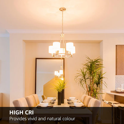 Lepro E14 LED Warmweiss, Glühbirne E14, 4.9W 470 Lumen, ersetzt 40W Glühlampe, C37 2700K Warmweiß Kerzenleuchten Nicht Dimmbar, 200° Leuchtmittel, 3 Stück