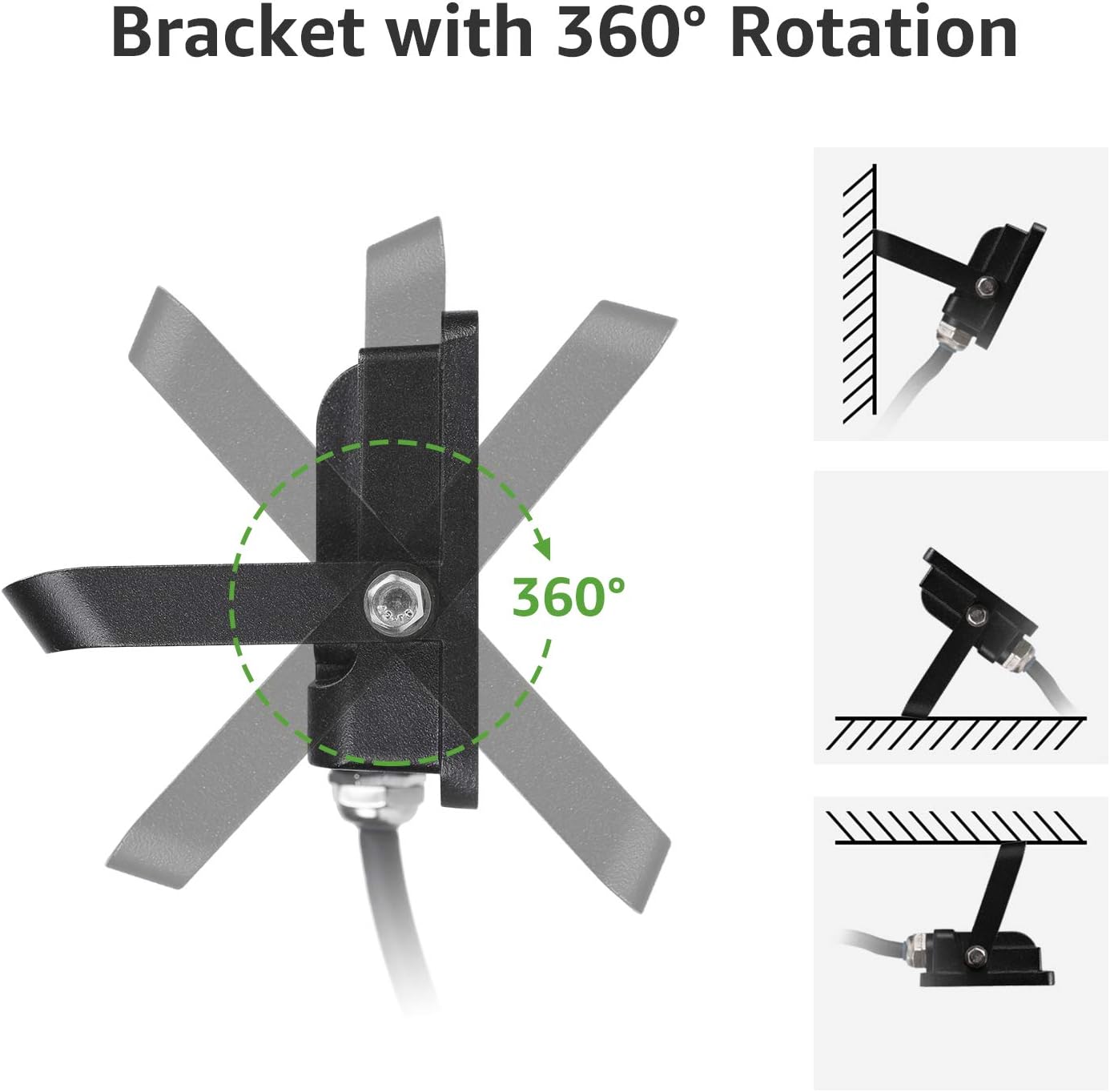 Lepro LED Strahler Außen 2 Stücke, 20W LED Fluter, Superhell 1700LM Außenstrahler 5000K Kaltweiß IP65 Wasserfest Aussenstrahler, Aussenlampe für Hinterhof, Auffahrt, Türen, Garage, Flur, Garten