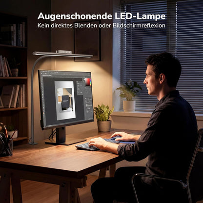 Lepro 11W Schreibtischlampe Dimmbar Grey