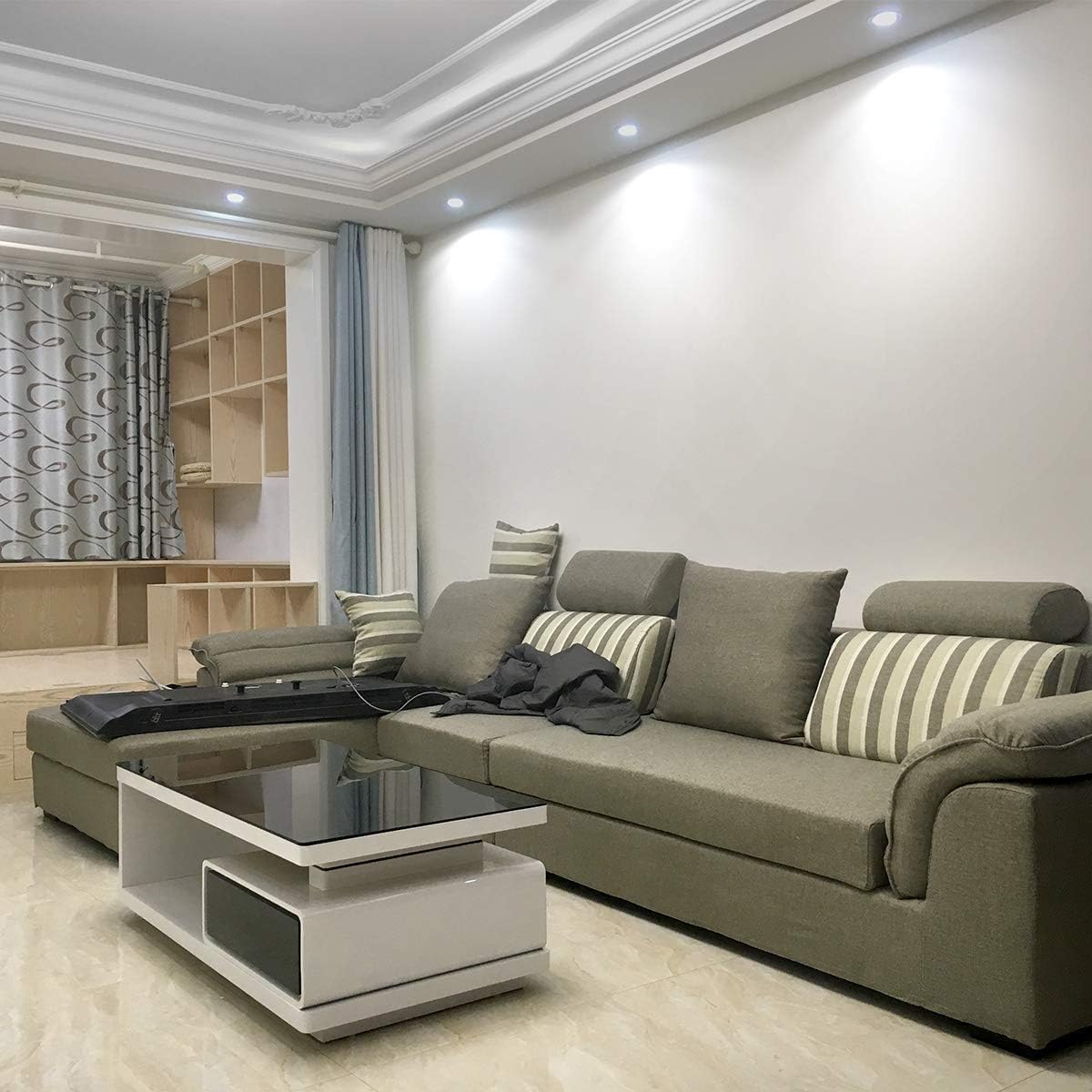 Lepro GU10 LED Lampe, 4W 325 Lumen LED Leuchtmittel, 5000 Kelvin Tageslichtweiß, 110 Grad Abstrahlwinkel Reflektorlampe, 5 Stück