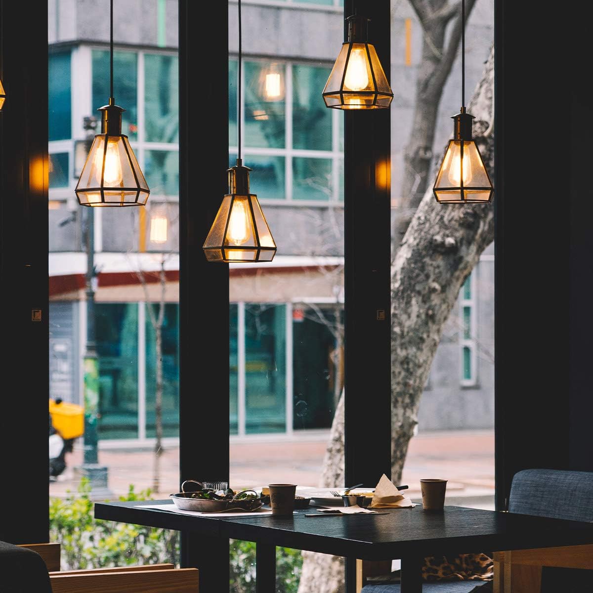 Lepro E27 LED Vintage Glühbirne, 4.8Watt 470 Lumen Birne, Ersetzt 40W ST64 Retro Lampe, 2500Kelvin Warmweiß E27 Retro Beleuchtung, 360° Led Filament, 6er Stück