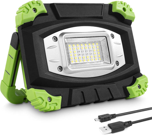Lepro LED Campinglampe, Tragbares Arbeitsleuchte mit Wiederaufladbarem Integriertem Akku, Camping Lampe 2000 Lumen 20w, Campingleuchte 5 Beleuchtungsmodi, 5200 mAh Powerbank, für den Notfall, Angeln, bei Stromausfälle und mehr