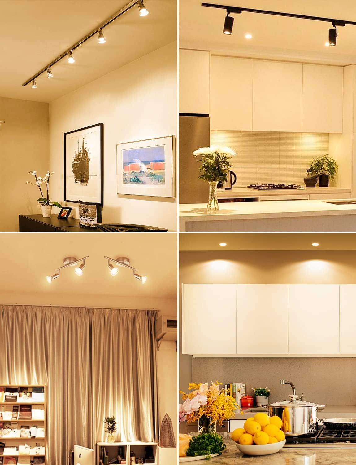 Lepro GU10 LED Warmweiss Dimmbar Lampe, 4,5W 345 Lumen Leuchtmittel, 2700K Warmweiß, Entspricht 50W Halogenlampen, 38° Abstrahlwinkel, Energiesparend, GU 10 LED Dimmbar Glühbirne, 10er Pack