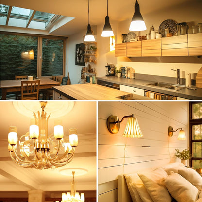 Lepro E14 LED Lampe, 6er-Pack, 4.9W 470 Lumen Glühbirne,entspricht 40W Glühlampe, 2700 Kelvin Warmweiß, P45 180° Abstrahlwinkel Energiesparlampe