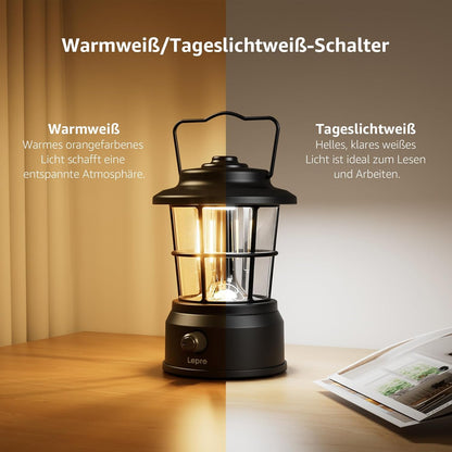 Lepro USB LED Campinglampe£¬Black