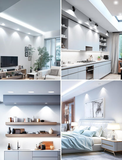 Lepro GU10 LED Kaltweiss, 4W 345 Lumen LED GU10 Kaltweiß, Leuchtmittel 5000 Kelvin Kaltweiss, LED Lampe GU10 Nicht Dimmbar, 5er Pack