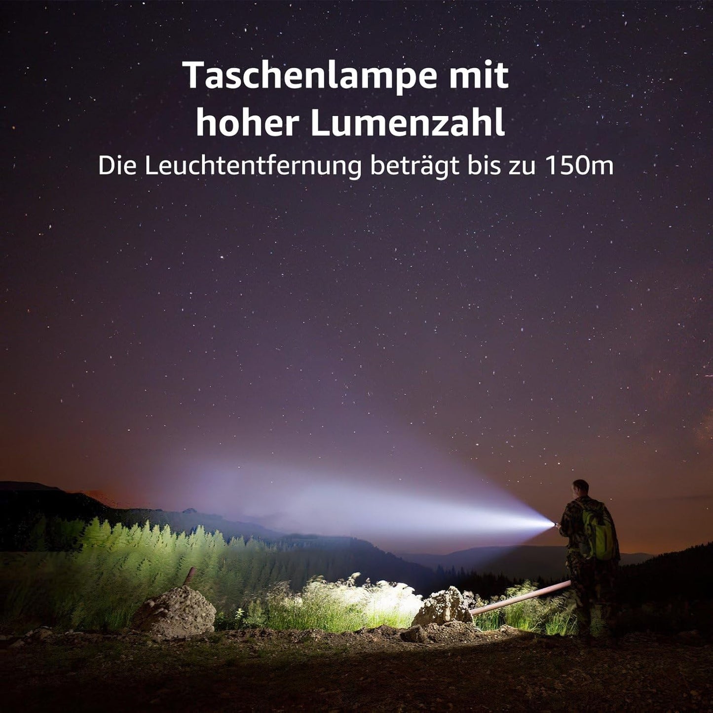 Lighting EVER LE LED Taschenlampe Klein, Extrem Hell & Zoombar Mini Taschenlampen Batteriebetrieben für Kinder, Wasserdichte Handlampe für Camping, Outdoor, Notfälle (2er-Pack)