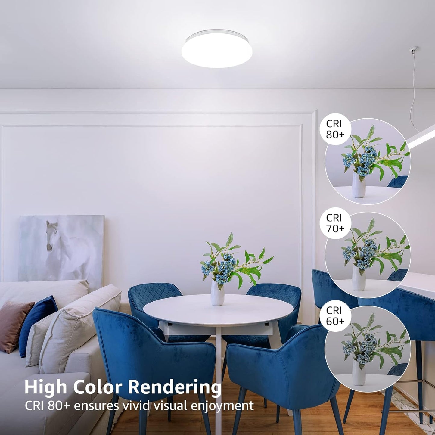 Lepro LED Deckenlampe 18W, LED Deckenleuchte IP20 Wasserfest, 3000K 1850LM Badezimmer Lampe, Rund Badlampe Decke, ideal für Bad Schlafzimmer Flur Küche Wohnzimmer Balkon, Warmweiß, Ø28cm