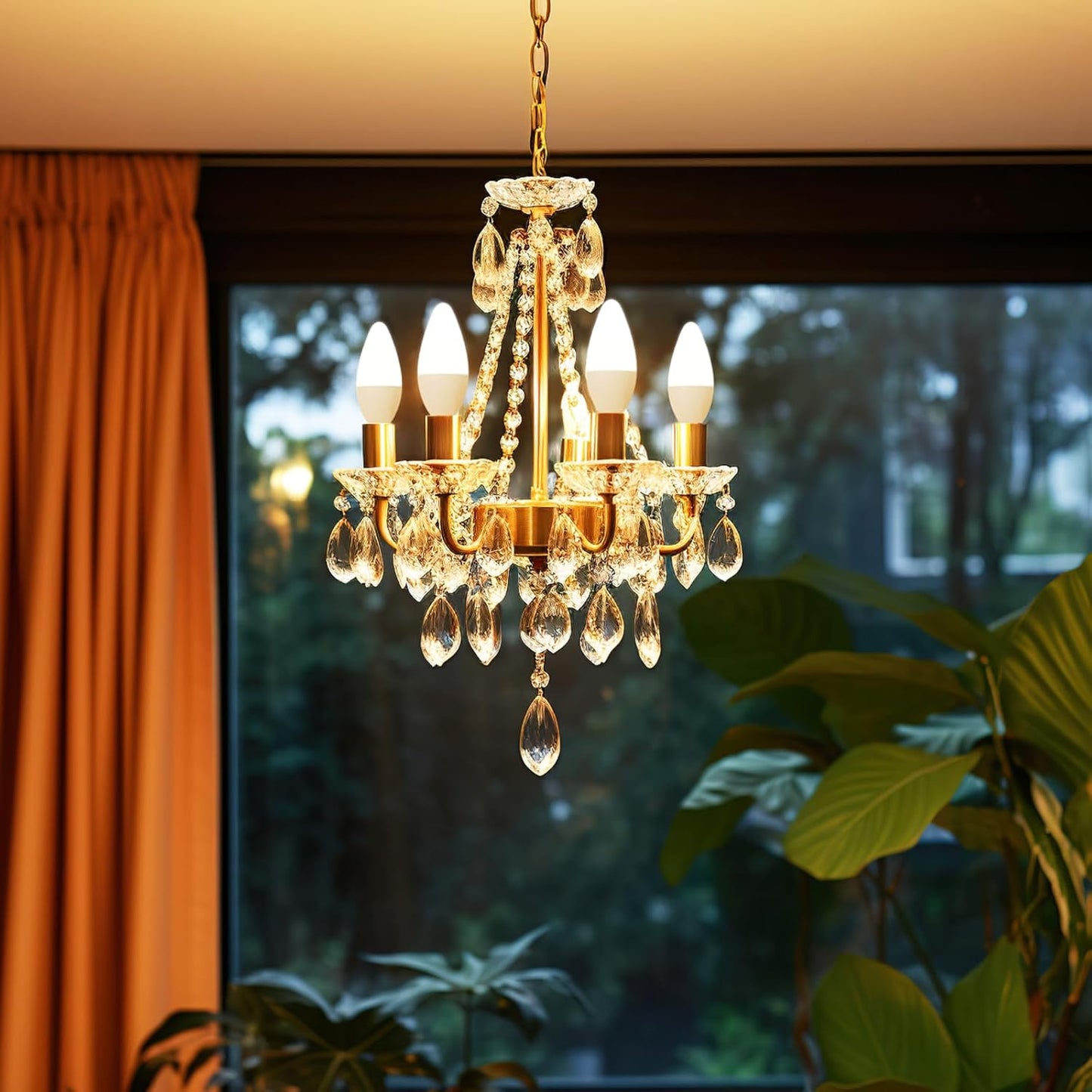 Lepro E14 LED Warmweiss, Glühbirne E14, 4.9W 470 Lumen, ersetzt 40W Glühlampe, C37 2700K Warmweiß Kerzenleuchten Nicht Dimmbar, 200° Leuchtmittel, 3 Stück