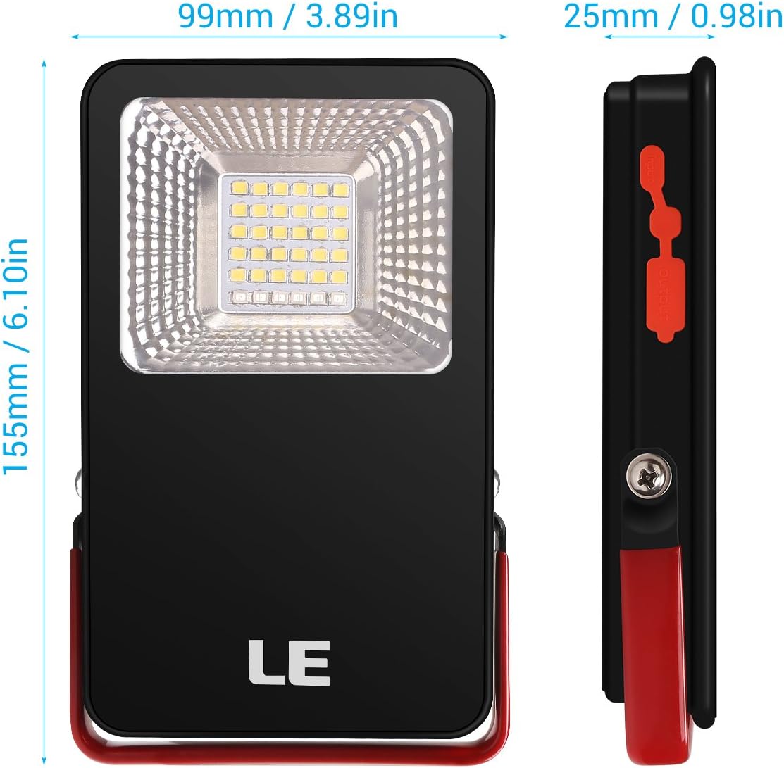 LE LED Campinglampe, Superhell 700 Lumen Wiederaufladbare Suchscheinwerfer mit 5400mAh Powerbank, Magnete & Haken, Dimmbar Notfallleuchte mit 3 Lichtmodi f¨¹r Stromausf?llen, Wandern, Zelt, usw.