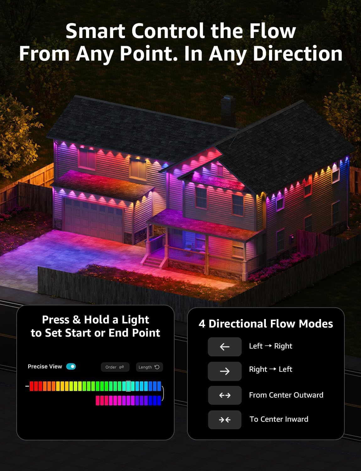 Lepro EE1 AI-Powered Permanent Outdoor Lights