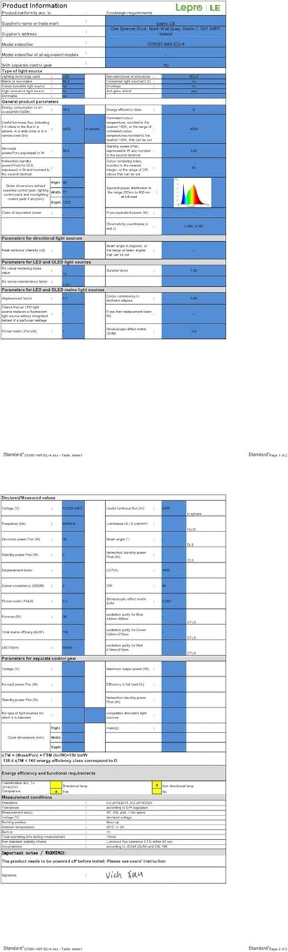 4x 120 cm LED Feuchtraumleuchten, 36W, 5400lm, 4000K Neutralweiß, IP65, Wasserfest für Keller, Werkstatt, Garage, Innen- & Außenbereich